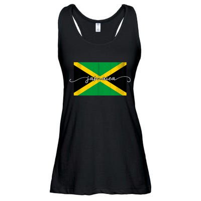 Proud Jamaican Flag Jamaica Pride Ladies Essential Flowy Tank