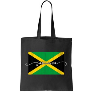 Proud Jamaican Flag Jamaica Pride Tote Bag