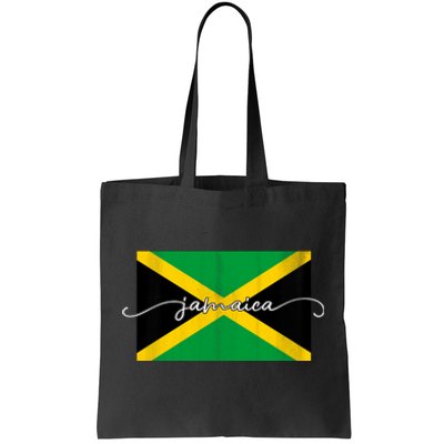 Proud Jamaican Flag Jamaica Pride Tote Bag