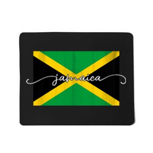 Proud Jamaican Flag Jamaica Pride Mousepad