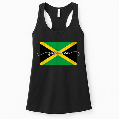 Proud Jamaican Flag Jamaica Pride Womens Tank Top