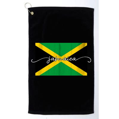 Proud Jamaican Flag Jamaica Pride Golf Towel