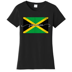 Proud Jamaican Flag Jamaica Pride Women's T-Shirt