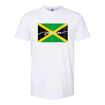 Proud Jamaican Flag Jamaica Pride Softstyle® CVC T-Shirt