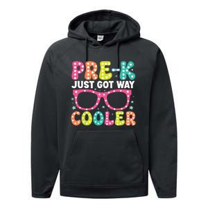 Prek Just Got Way Cooler Students First Day Of Prek School Performance Fleece Hoodie