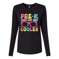 Prek Just Got Way Cooler Students First Day Of Prek School Womens Cotton Relaxed Long Sleeve T-Shirt