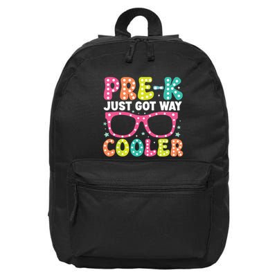 Prek Just Got Way Cooler Students First Day Of Prek School 16 in Basic Backpack