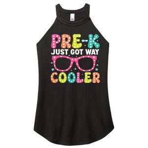 Prek Just Got Way Cooler Students First Day Of Prek School Women's Perfect Tri Rocker Tank