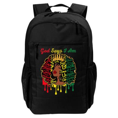 Proud Juneteenth God Says I Am Black History Month Backpack