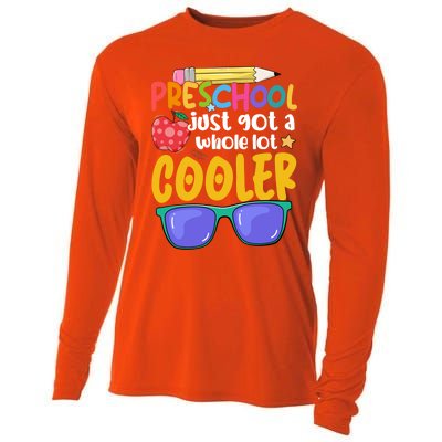 Preschool Just Got A Whole Lot Cooler Team Preschool Meaningful Gift Cooling Performance Long Sleeve Crew