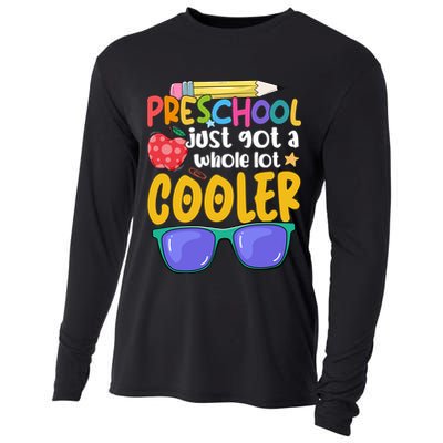 Preschool Just Got A Whole Lot Cooler Team Preschool Meaningful Gift Cooling Performance Long Sleeve Crew