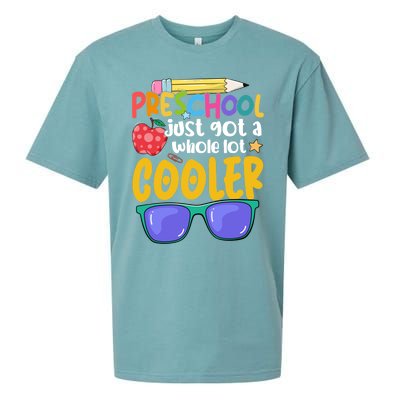 Preschool Just Got A Whole Lot Cooler Team Preschool Meaningful Gift Sueded Cloud Jersey T-Shirt