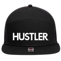 Poolhall Junkies Hustler Billiards Pool Player Meaningful Gift Meaningful Gift 7 Panel Mesh Trucker Snapback Hat