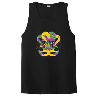 Parade Jester Hat Masquerade Carnival Costume Mardi Gras Gift PosiCharge Competitor Tank