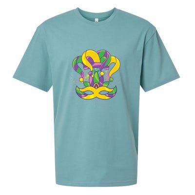 Parade Jester Hat Masquerade Carnival Costume Mardi Gras Gift Sueded Cloud Jersey T-Shirt