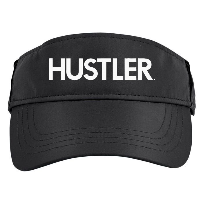Poolhall Junkies Hustler Billiards Pool Player Adult Drive Performance Visor