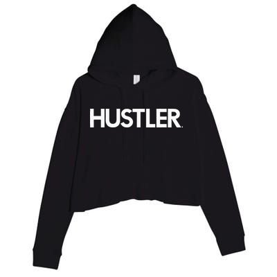 Poolhall Junkies Hustler Billiards Pool Player Crop Fleece Hoodie