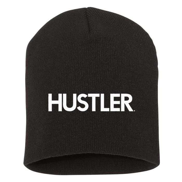 Poolhall Junkies Hustler Billiards Pool Player Short Acrylic Beanie
