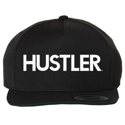 Poolhall Junkies Hustler Billiards Pool Player Wool Snapback Cap