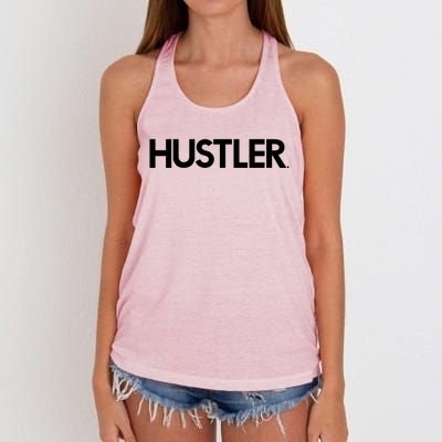 Poolhall Junkies Hustler Billiards Pool Player Gift Great Gift Women's Knotted Racerback Tank