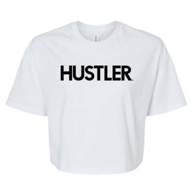 Poolhall Junkies Hustler Billiards Pool Player Gift Great Gift Bella+Canvas Jersey Crop Tee