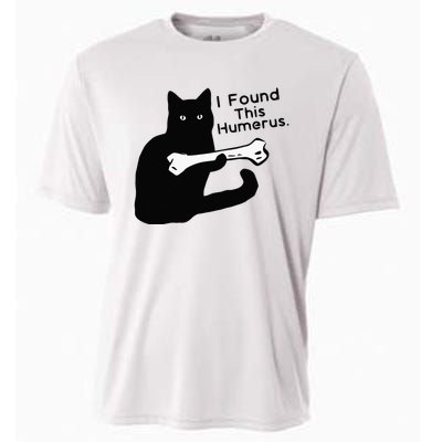 Pun Joke I Found This Humerus Humorous Cat Lover Cooling Performance Crew T-Shirt