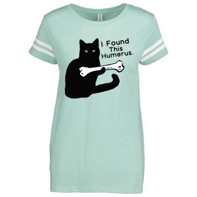 Pun Joke I Found This Humerus Humorous Cat Lover Enza Ladies Jersey Football T-Shirt