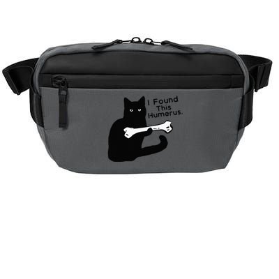 Pun Joke I Found This Humerus Humorous Cat Lover Crossbody Pack