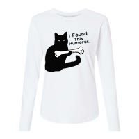 Pun Joke I Found This Humerus Humorous Cat Lover Womens Cotton Relaxed Long Sleeve T-Shirt