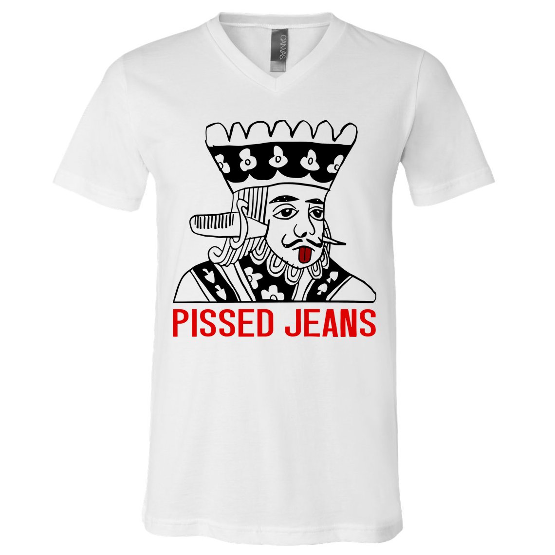 Pissed Jeans Impaled King V-Neck T-Shirt
