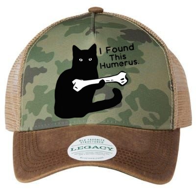 Pun Joke I Found This Humerus Humorous Cat Lover Legacy Tie Dye Trucker Hat