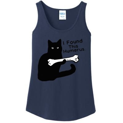 Pun Joke I Found This Humerus Humorous Cat Lover Ladies Essential Tank