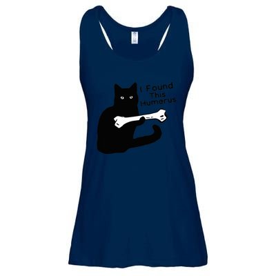 Pun Joke I Found This Humerus Humorous Cat Lover Ladies Essential Flowy Tank