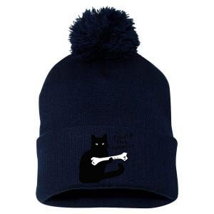 Pun Joke I Found This Humerus Humorous Cat Lover Pom Pom 12in Knit Beanie