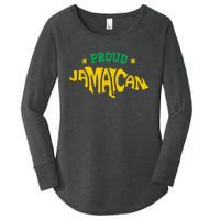 Proud Jamaican Jamaica Flag Map Souvenir Jamaican Women's Perfect Tri Tunic Long Sleeve Shirt