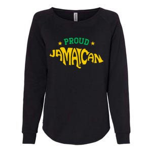 Proud Jamaican Jamaica Flag Map Souvenir Jamaican Womens California Wash Sweatshirt