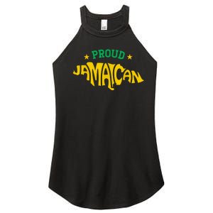 Proud Jamaican Jamaica Flag Map Souvenir Jamaican Women's Perfect Tri Rocker Tank