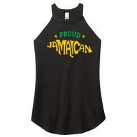 Proud Jamaican Jamaica Flag Map Souvenir Jamaican Women's Perfect Tri Rocker Tank