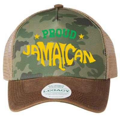 Proud Jamaican Jamaica Flag Map Souvenir Jamaican Legacy Tie Dye Trucker Hat