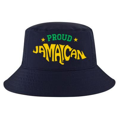 Proud Jamaican Jamaica Flag Map Souvenir Jamaican Cool Comfort Performance Bucket Hat