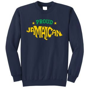 Proud Jamaican Jamaica Flag Map Souvenir Jamaican Sweatshirt