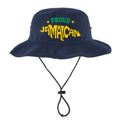 Proud Jamaican Jamaica Flag Map Souvenir Jamaican Legacy Cool Fit Booney Bucket Hat