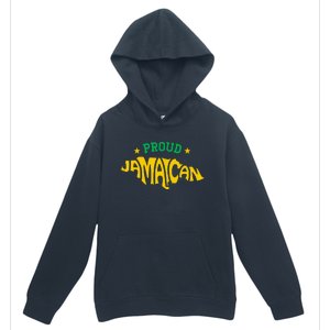 Proud Jamaican Jamaica Flag Map Souvenir Jamaican Urban Pullover Hoodie