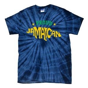 Proud Jamaican Jamaica Flag Map Souvenir Jamaican Tie-Dye T-Shirt