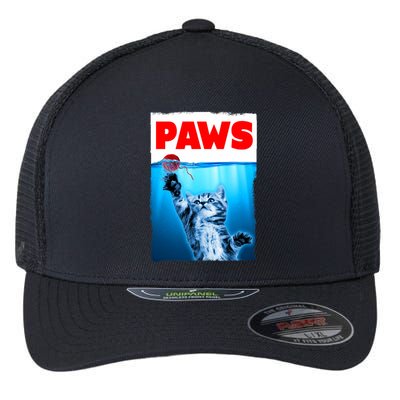 Paws Jaws Kitten Ball String For Men For Women Feline Lovers Flexfit Unipanel Trucker Cap