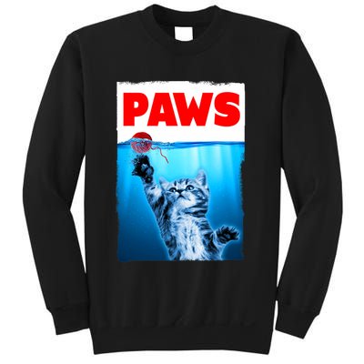 Paws Jaws Kitten Ball String For Men For Women Feline Lovers Sweatshirt