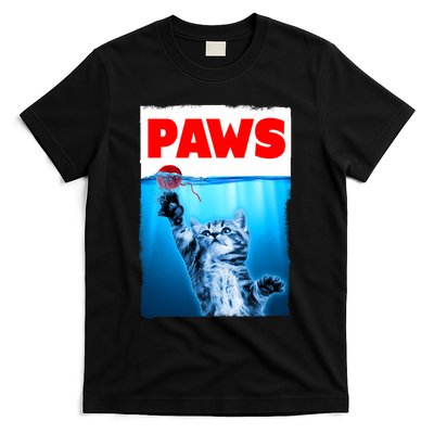 Paws Jaws Kitten Ball String For Men For Women Feline Lovers T-Shirt