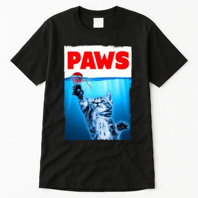 Paws Jaws Kitten Ball String For Men For Women Feline Lovers Tall T-Shirt