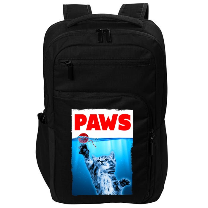 Paws Jaws Kitten Ball String For Men For Women Feline Lovers Impact Tech Backpack