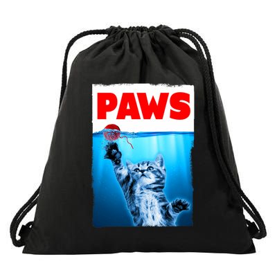 Paws Jaws Kitten Ball String For Men For Women Feline Lovers Drawstring Bag
